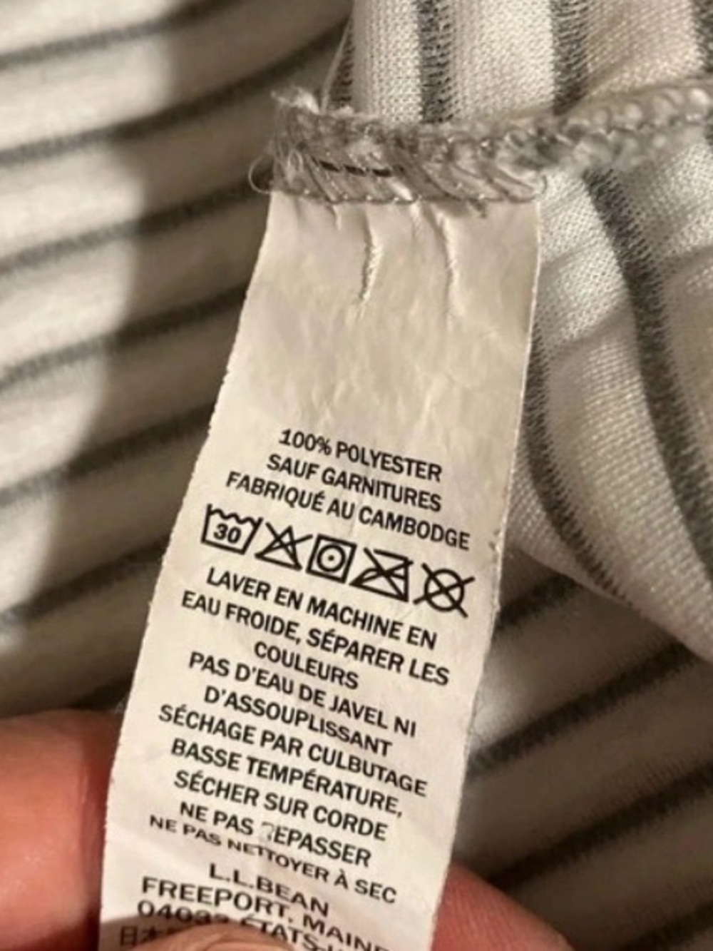LL Bean quilted pullover - Picture 4 of 4